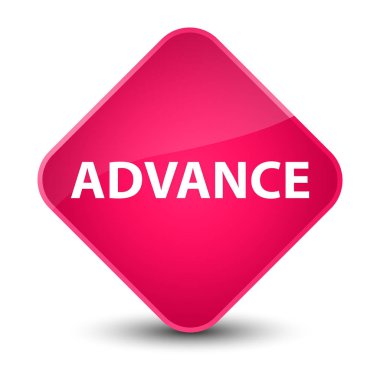 Önceden zarif pembe elmas düğmesi