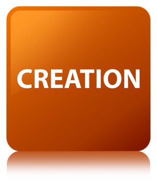 Oluşturma kahverengi kare düğme