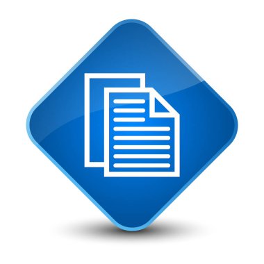 Belge sayfaları kutsal kişilerin resmi zarif mavi elmas düğme