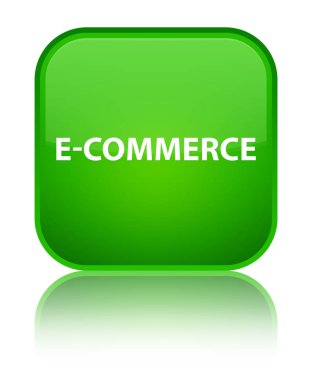 E-ticaret özel yeşil kare düğme