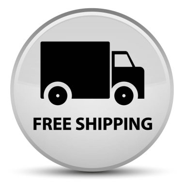 Ücretsiz nakliye özel beyaz yuvarlak düğmesi
