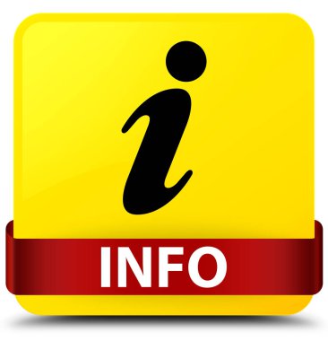 Bilgi: sarı kare düğme kırmızı kurdele orta