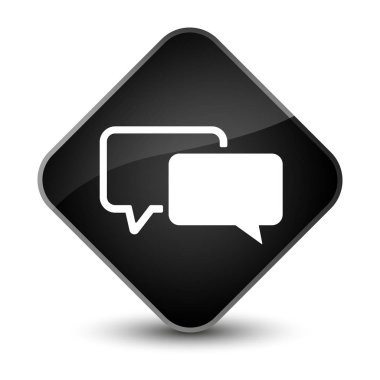 Referansları kutsal kişilerin resmi zarif siyah elmas düğme