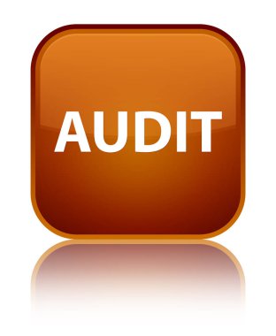 Denetim özel kahverengi kare düğme