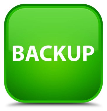 Yedek özel yeşil kare düğmesini