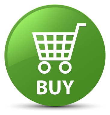 Yumuşak yeşil yuvarlak düğmesi satın