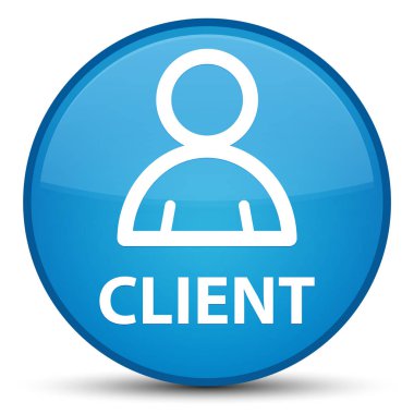 İstemci (üye simgesi) özel mavi mavi yuvarlak düğmesi