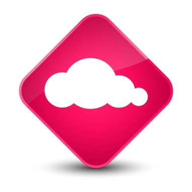 Bulut kutsal kişilerin resmi zarif pembe elmas düğme