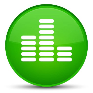 Equalizer'ı kutsal kişilerin resmi özel yeşil yuvarlak düğme