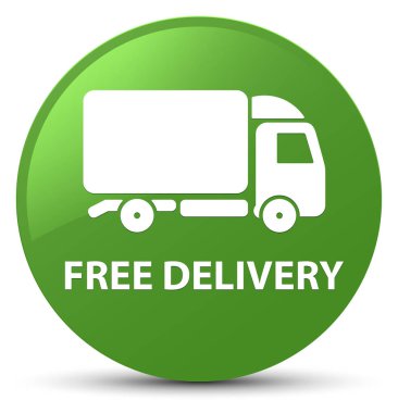 Ücretsiz teslimat yumuşak yeşil yuvarlak düğmesi