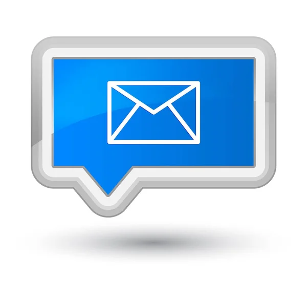 Email icon prime cyan blue banner button — Stock Photo, Image