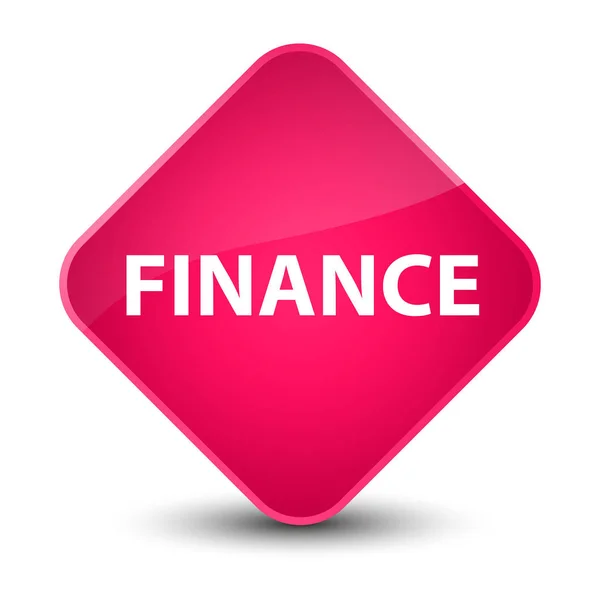 Finance elegant pink diamond button — Stock Photo, Image