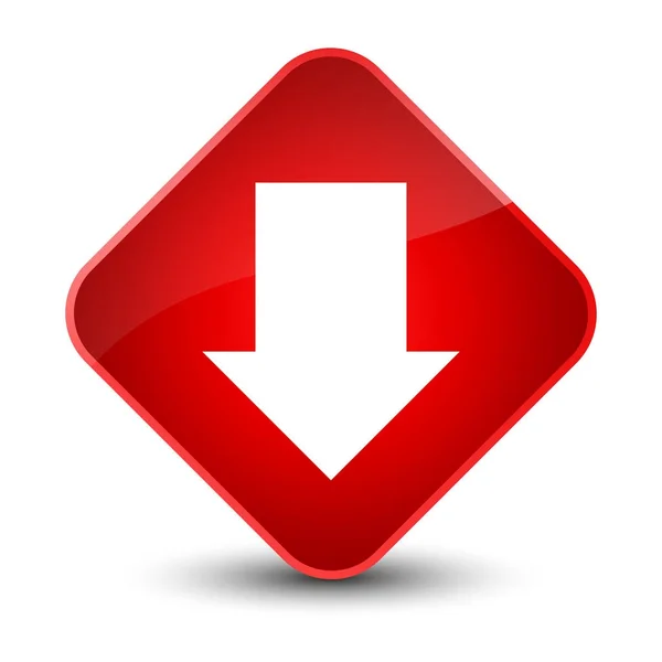 Downloaden van de knoop van de elegante rode ruit van het pictogram van de pijl — Stockfoto