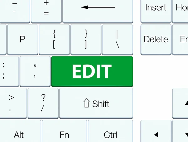 Modifier le bouton clavier vert — Photo