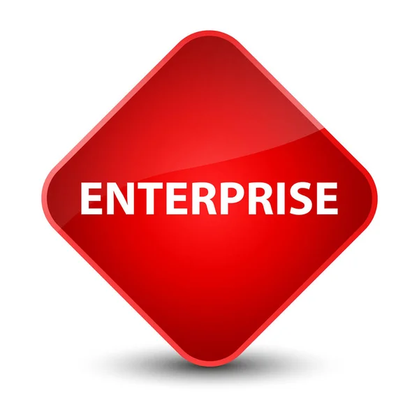 Enterprise elegante rode ruit knop — Stockfoto