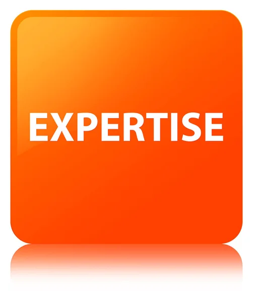 Expertis orange fyrkantiga knappen — Stockfoto