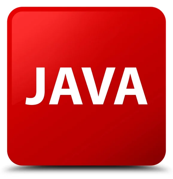 Java red square button — Stock Photo, Image