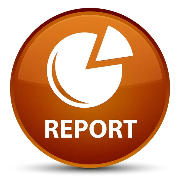 Report (graph icon) special brown round button