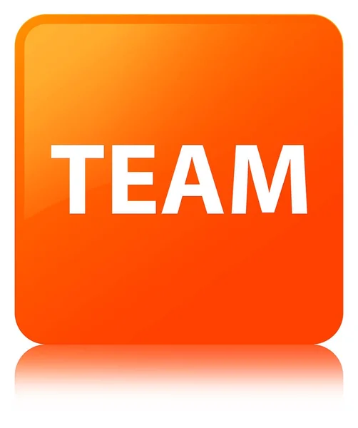 Team orange fyrkantiga knappen — Stockfoto