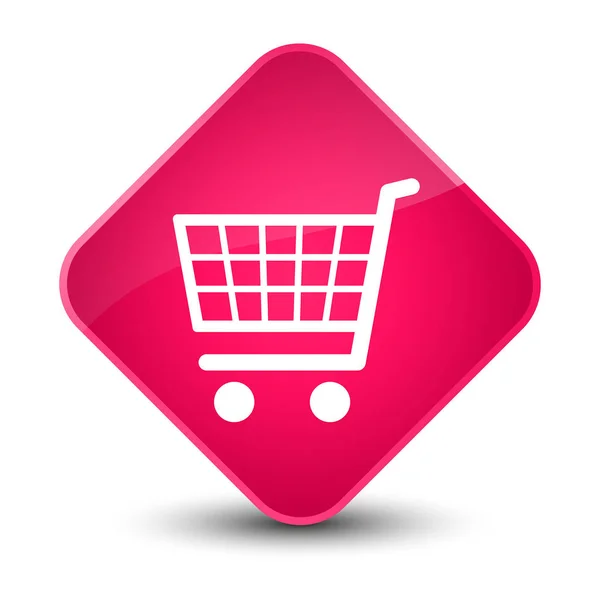 Ecommerce icon elegant pink diamond button — Stock Photo, Image