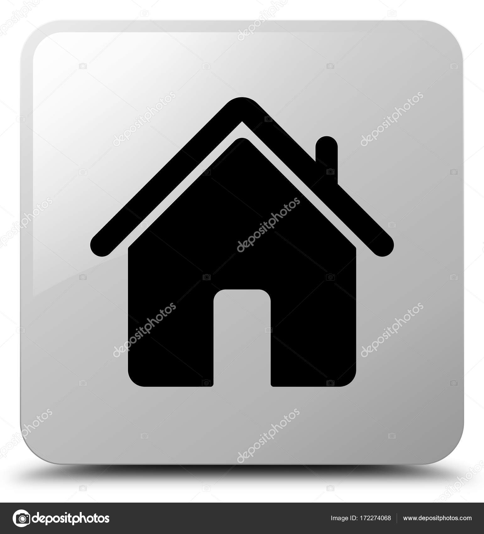 홈 아이콘 흰색 사각형 버튼 — 스톡 사진 © FR_Design #172274068, image size:1541x1700