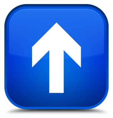 Ok simgesini özel mavi kare düğmesini upload