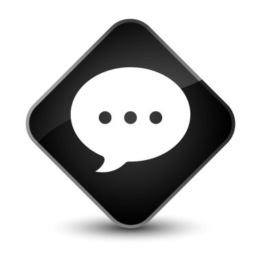 Konuşma kutsal kişilerin resmi zarif siyah elmas düğme