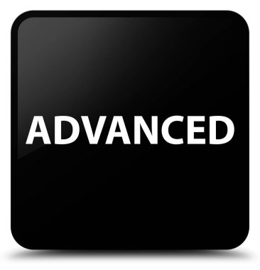 Gelişmiş siyah kare düğme