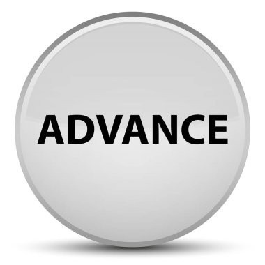 Önceden özel beyaz yuvarlak düğmesi