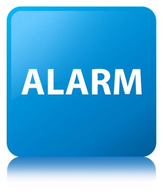 Alarm camgöbeği mavi kare düğmesi