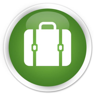 Çanta kutsal kişilerin resmi sigorta primi yumuşak yeşil yuvarlak düğme