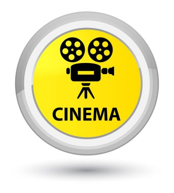 Sinema (video kamera simgesi) baş sarı yuvarlak düğmesi