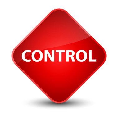 Kontrol zarif kırmızı elmas butonu