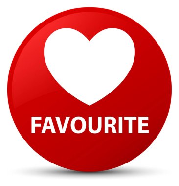 Favori (kalp simgesi) kırmızı yuvarlak düğmesi