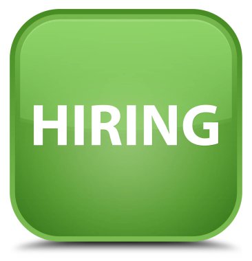 İşe özel yumuşak yeşil kare düğme