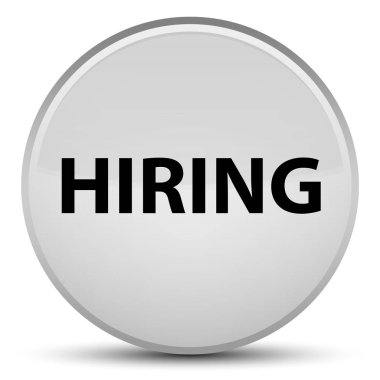 Özel beyaz yuvarlak düğmesini işe