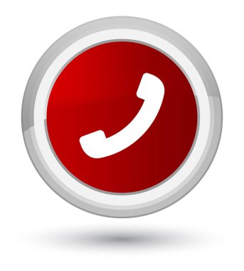 Telefon simge ilk kırmızı yuvarlak düğmesi