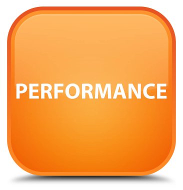 Performans özel turuncu kare düğme