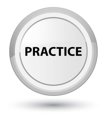 Uygulama baş beyaz yuvarlak düğmesi