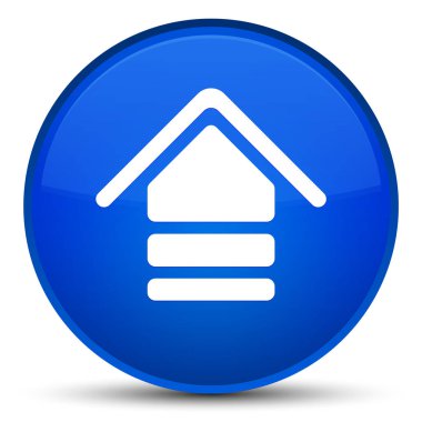 Kutsal kişilerin resmi özel mavi yuvarlak düğme upload