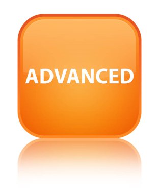 Gelişmiş özel turuncu kare düğme