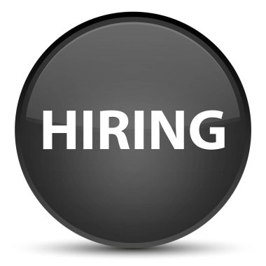 İşe özel siyah yuvarlak düğmesi