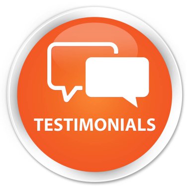 Görüşler prim turuncu yuvarlak düğmesi