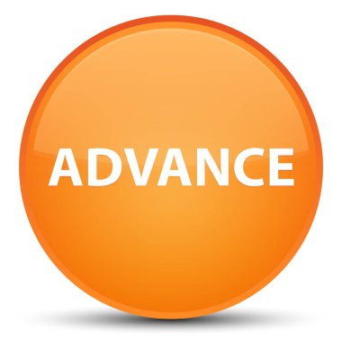 Önceden özel turuncu yuvarlak düğmesine