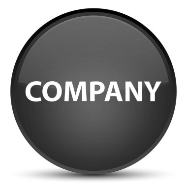 Şirket özel siyah yuvarlak düğmesi