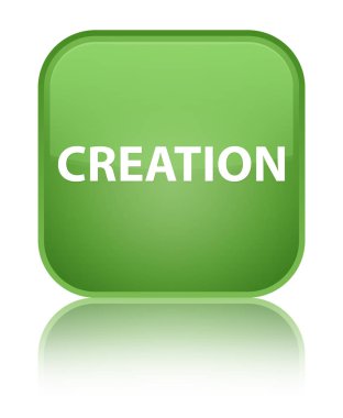 Oluşturma özel yumuşak yeşil kare düğme