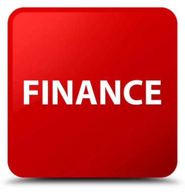Finans kırmızı kare düğme