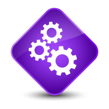 Gears'ın kutsal kişilerin resmi zarif mor elmas düğme