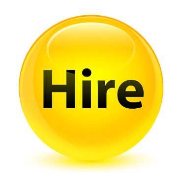 Kiralık camsı sarı yuvarlak düğmesi