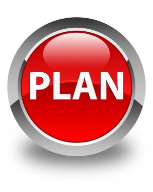 Parlak düğme kırmızı planı